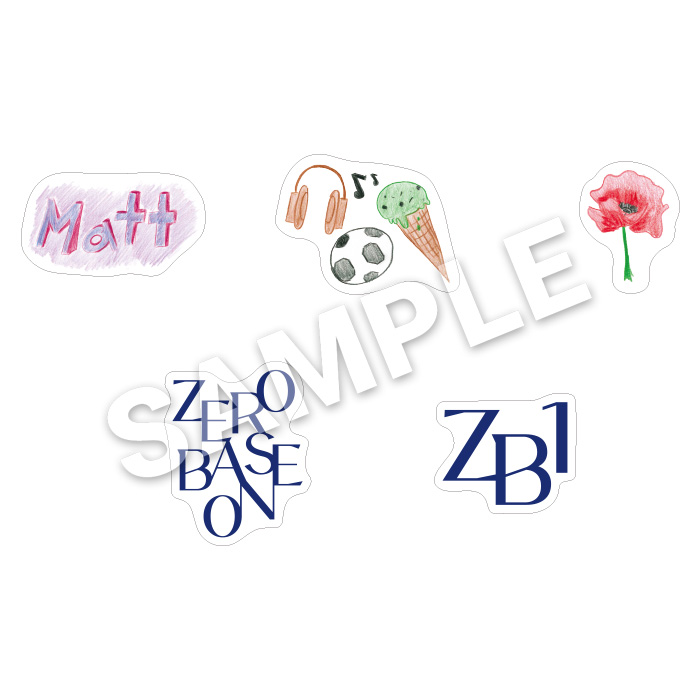 【会場受取】ステッカーセット（SEOK MATTHEW）